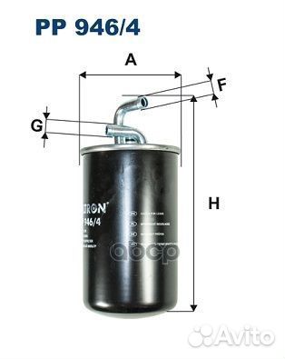 Фильтр топливный Chrysler Sebring 2.0CRD 07