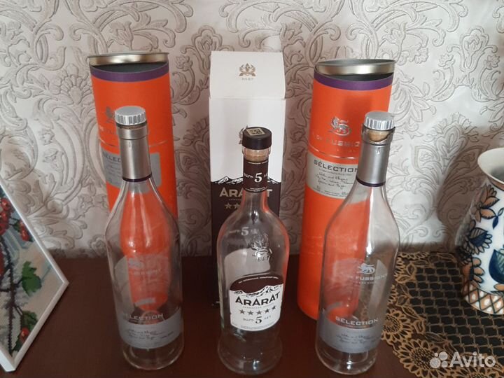 Бутылки из под коньяка Франция и другие