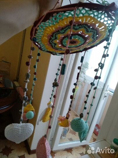 Каруселька, мобиль для кроватки младенца