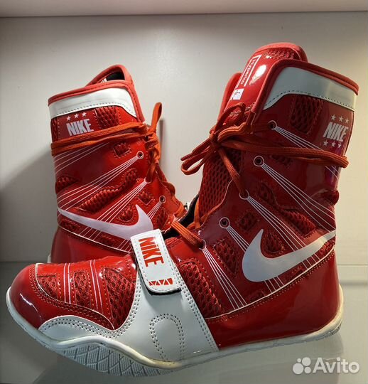 Боксерки nike hyperko 1 Красно-белые