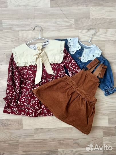 Платья zara,hm для девочки 92
