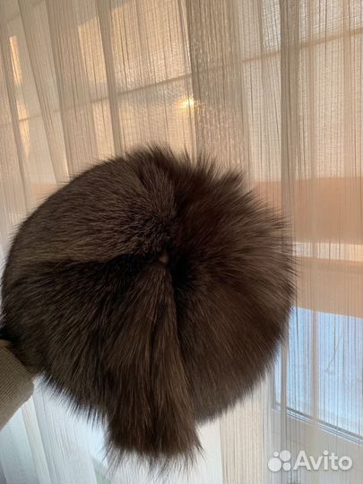 Шапка из песца новая
