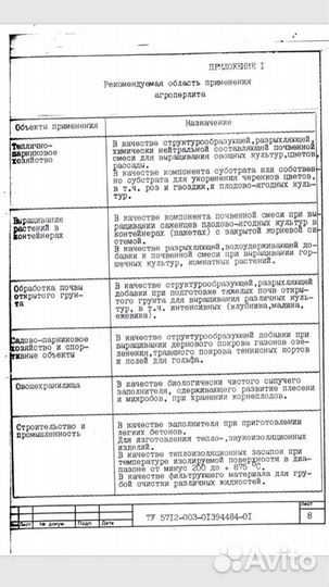 Агроперлит