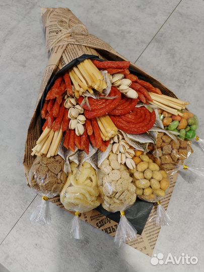 Мужские съедобные букеты