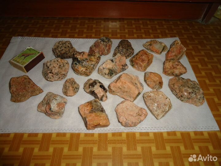 Камни Минералы Розовый Гранит