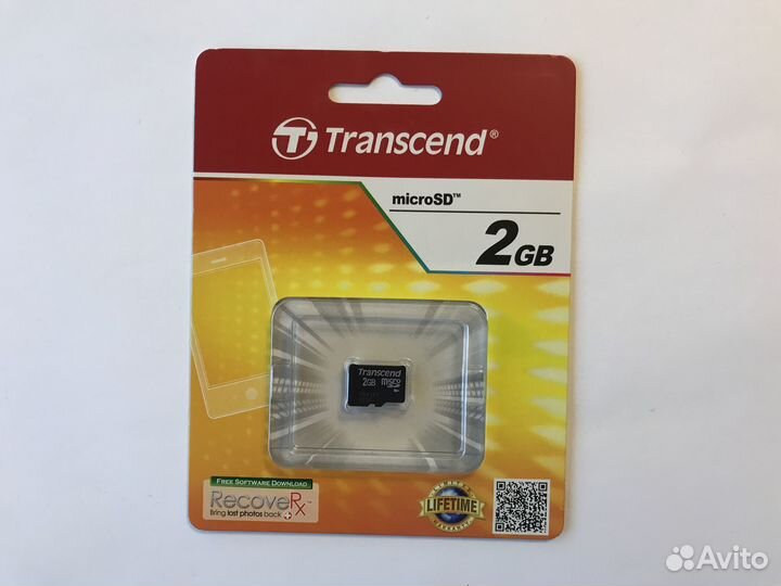 Карта памяти Transcend microSD 2 гб (TS2gusdc)