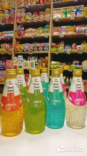 Азиатские соки, напитки, газировки