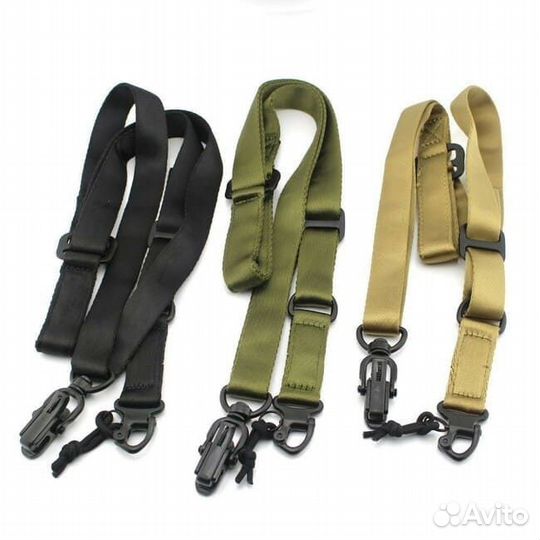 Ремень для ак с карабинами (с одним, с двумя)