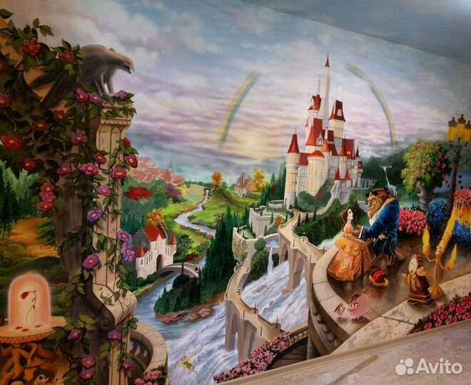 Роспись стен. Художник