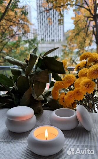 Изделия из гипса. Подсвечники, подставки