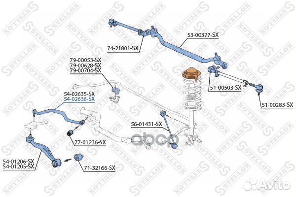 Рычаг верхний правый BMW E24/E28 all 81-89 540