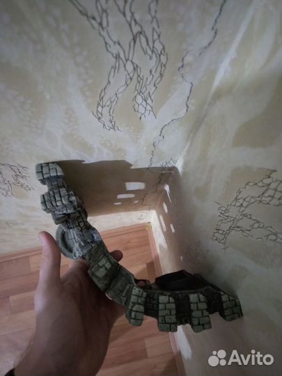 Deksi / Декорация для аквариума Крепость Грот