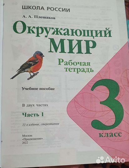 Рабочая тетрадь окружающий мир 3 класс