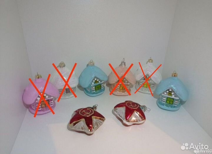 Елочные игрушки стекло
