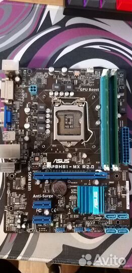 Материнская плата asus lga 1155