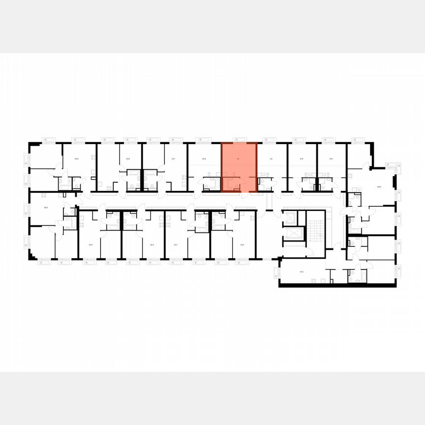 Квартира-студия, 26 м², 13/16 эт.