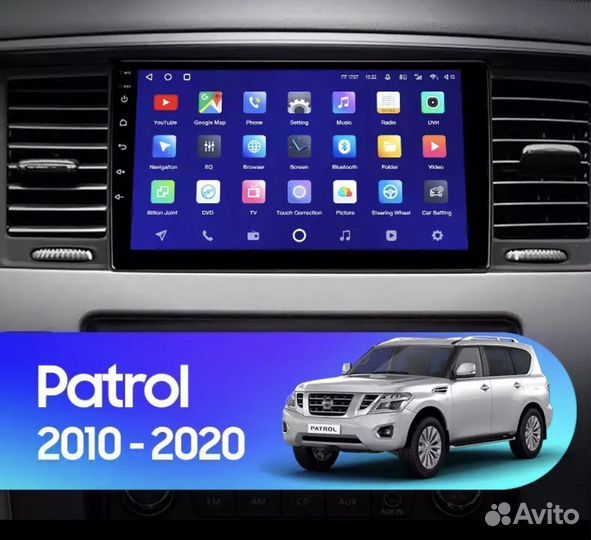 Штатная магнитола Nissan Patrol 10-2020 3-32 8ядра
