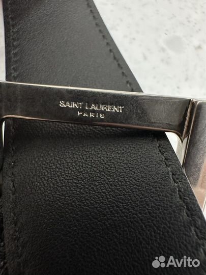 Ремень женский кожаный черный