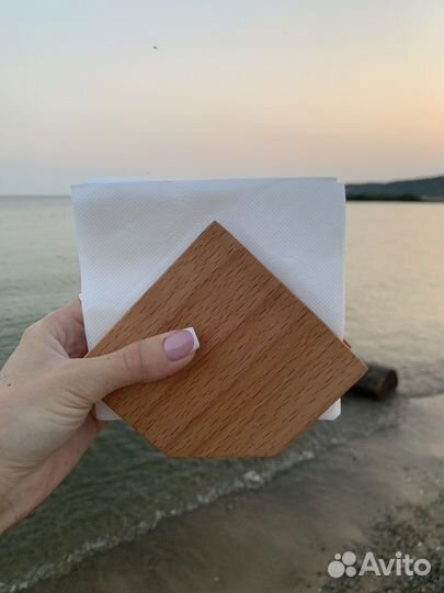 Салфетница из бука