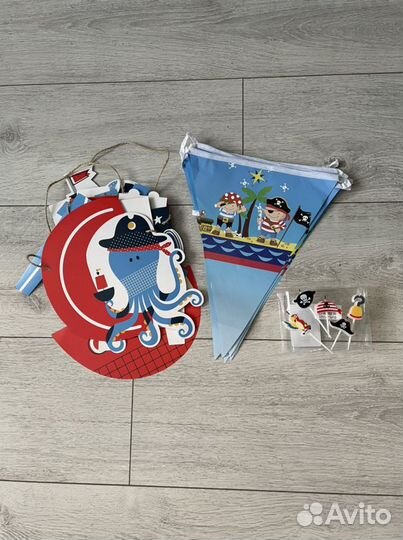 Набор украшений для пиратской вечеринки