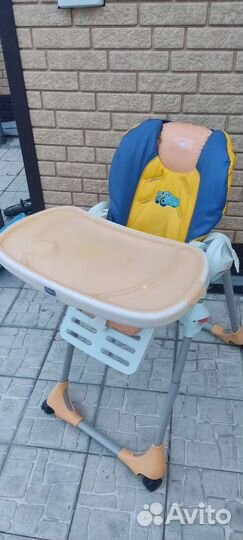 Стульчик для кормления chicco polly