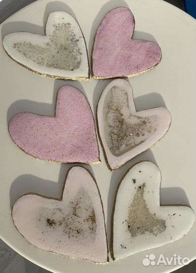 Сердечки /подставки в виде сердца/ подстаканники