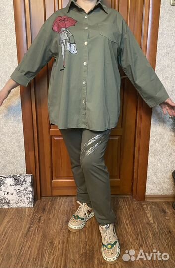 Рубашка хлопок 52-54 Италия