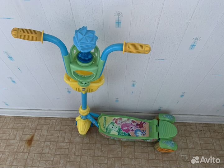 Самокат детский трехколесный бу