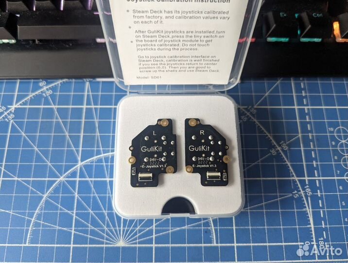 Стики для Steam Deck meda Gulikit и оригинальные