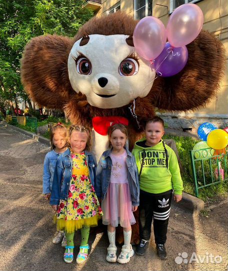 Поздравление от 2м Чебурашки аниматор