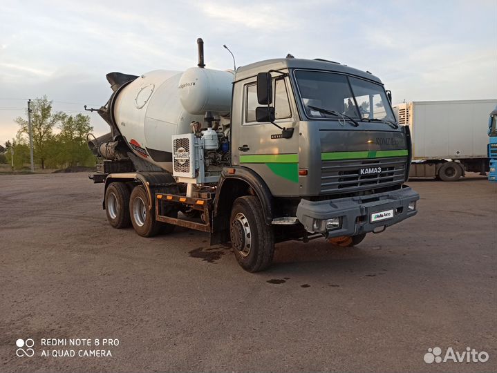 Автобетоносмеситель КАМАЗ 65115, 2005