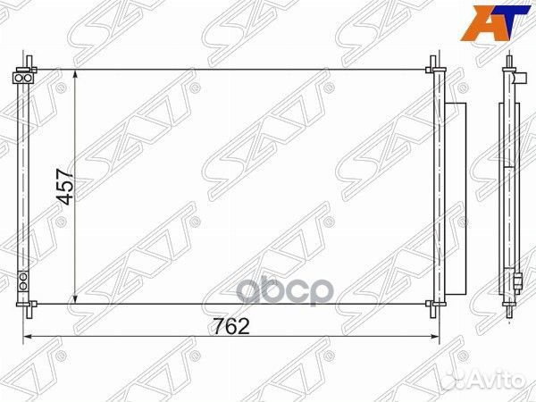 Радиатор кондиционера Honda Pilot 08-15 ST-HD58