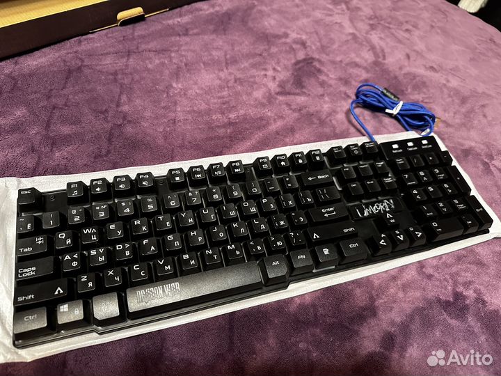 Клавиатура проводная Qumo Dragon War с подсветкой