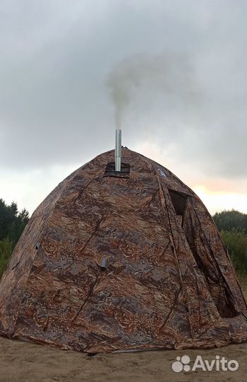 Палатка+ печь для туризма в прокат