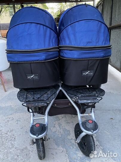 Коляска для двойни 2 в 1 tfk