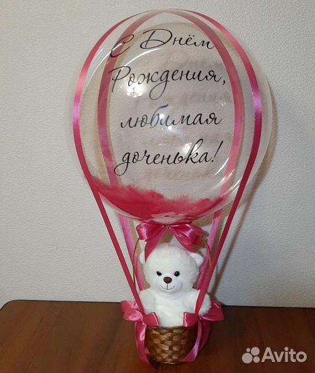 Шар с корзинкой