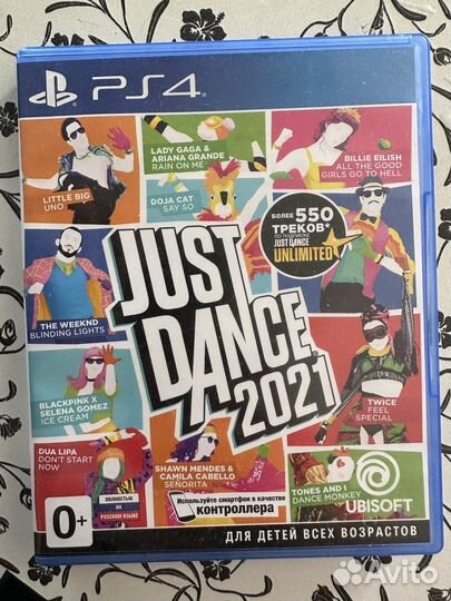 Диск с игрой Just dance 2021 PS 4
