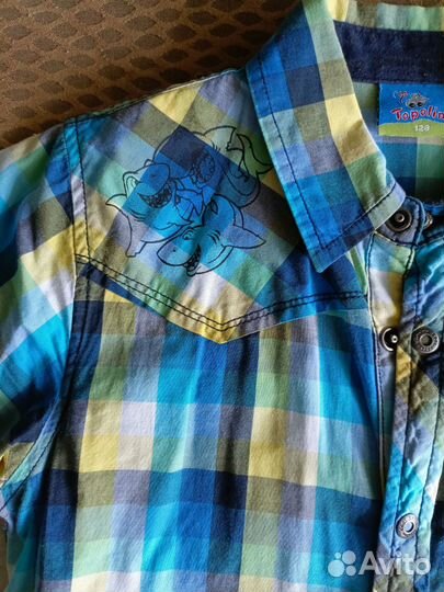 Рубашка для мальчика 128