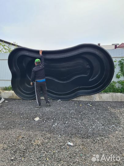 Пластиковый пруд, емкость для пруда