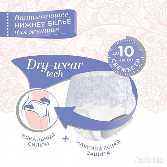 Впитывающее нижнее белье / для женщин