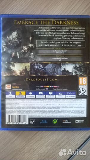 Dark souls 3 the fire fades edition ps4