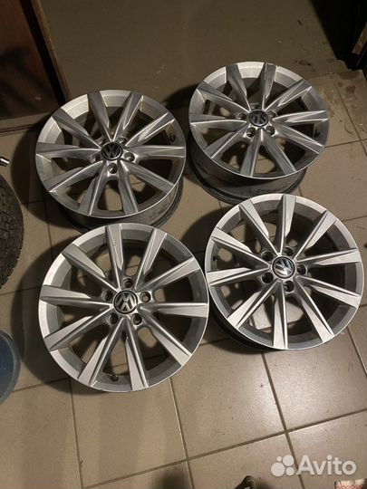 Диски оригинал volkswagen R 17 5/112