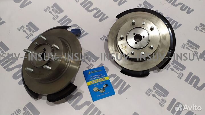 Ступичный узел,усиленный 23 ивеко со съем. дисками