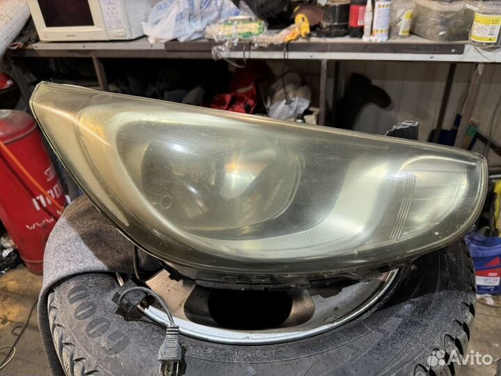 Фары на hyundai solaris 1 дорестайлинг