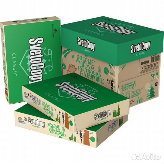 Бумага SvetoCopy (А4, марка С, 80 г/кв.м, 500 л) н