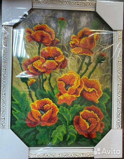 Картина вышивка бисером ) ручная работа)