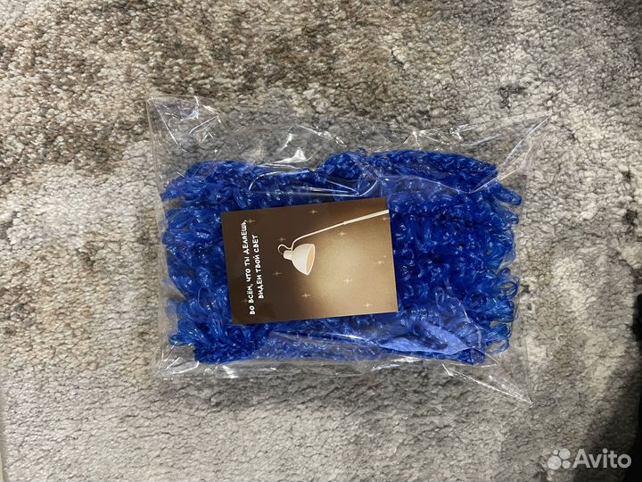 Мочалка ручной работы из полипропилена