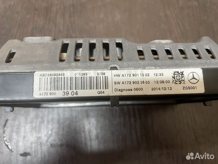 Монитор (Дисплей) Mercedes W166 W172 W204