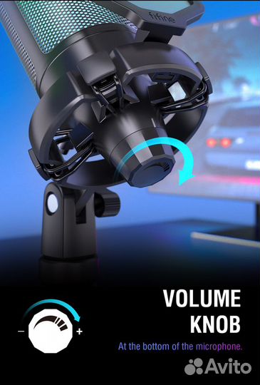 Микрофон Fifine Ampligame USB. Новый