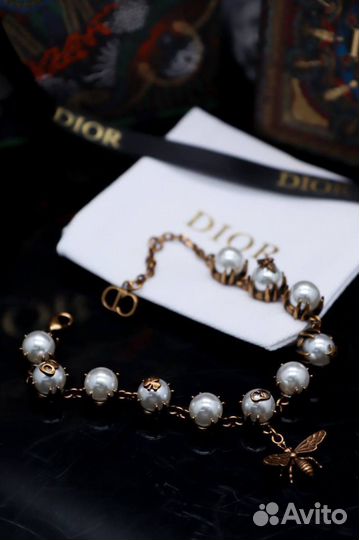 Браслет Christian Dior Натуральный Жемчуг